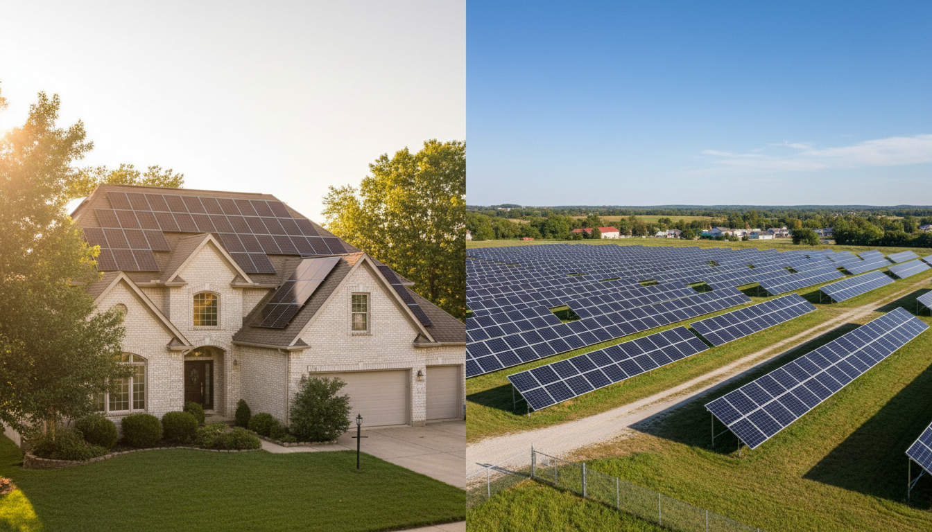 Solar en Techo vs. Solar Comunitario: ¿Cuál te conviene más?